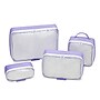 Florence by Mills x DELSEY PARIS No Drama 4-Piece Polyester Packing Cube Set, Lavender (F4398103628)~#|#~46C9B1B5-706E-4EB7-9494C1809E6B677A_sc7