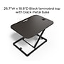 Union & Scale™ FlexFit™ 27"W Manual Rectangular Adjustable Desk Converter, Black (UN45516-CC)~#|#~46CE5205-4157-423B-92A1A0EC9F844529_sc7