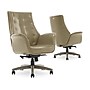 Thomasville Furniture Brooks Ergonomic Bonded Leather Swivel Executive Chair, Taupe (51493-TP)~#|#~46CE6DB1-3E99-4215-915036ED04D9701C_sc7