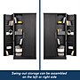 Sauder HomePlus 71"H Storage Cabinet with 12 Shelves, Raven Oak (446898)~#|#~46CF5330-CB2C-4DBA-88B7E38BE21DDDBB_sc7