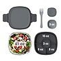 bentgo All-in-One Salad Container, 5-Compartment, Dark Gray, 61 oz. (BGLASSAL-DG)~#|#~46D2FB9F-5508-4DB3-BB014F42C7229376_sc7