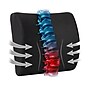 Mind Reader Memory Foam Lumbar Support Pillow with Air-Cloud Technology, Black (BACKSAM-BLK)~#|#~46D47B53-89D0-4B48-A3DF7D145278AC32_sc7