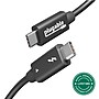 Plugable Thunderbolt 4 240W 3.3' USB-C to USB-C Power Cable, Male to Male, Black (TBT4-240W-1M)~#|#~46D619C4-5003-474E-8EFCF1F3F3BDF03C_sc7