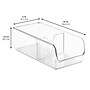 iDESIGN 2-Compartment Plastic Desk Organizer, Clear, 2 Piece (28194M2)~#|#~46DAFF5A-C8A4-4E69-A0A7DF6122652EDA_sc7