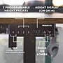 Mount-It! XL 75"W Electric Corner Adjustable Standing Desk, Brown/Black (MI-15025)~#|#~46DC0597-6AF8-4E5A-8ADD92771B008413_sc7
