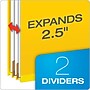 Pendaflex 60% Recycled Heavy Duty Pressboard Classification Folder, 2-Dividers, 2 1/2" Expansion, Legal Size, Yellow, 10/Box~#|#~46E221F9-8A2A-4D98-A3AF8CEB1A9E7B78_sc7