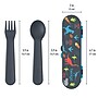 bentgo Kids Dinosaur Plastic Utensil Set (BGKDUTPL-DNO)~#|#~46E42F68-DF00-446D-8A074D6875920251_sc7