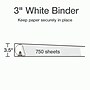 Cardinal XtraLife ClearVue Heavy Duty 3" 3-Ring View Binders, D-Ring, White (26330)~#|#~46E917FD-8F1A-4840-A0331F9B6A1B5155_sc7