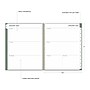 2025 Blue Sky 8.5" x 11" Weekly & Monthly Planner, Plastic Cover, Linden Green (148236)~#|#~46ED86D0-9DBB-4DCA-B2B0D8D809739F8F_sc7