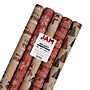 JAM Paper Christmas Wrapping Paper, 25 Sq. ft. x 30", Kids Kraft Christmas Set, 5 Rolls/Pack (165K5KRKID)~#|#~46EEDC26-0912-413D-ACB3145C85FBDB09_sc7