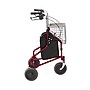 Medline Empower Folding Rollator, Adult, Red (MDS86840TRIR)~#|#~46F1A998-B40F-4B51-B580C4F12B871B05_sc7