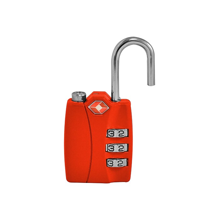 Dioche Heart Shape Combination Lock - 3 Digit Code Security Padlock For Luggage & Bags