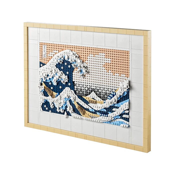 原画 鷲 1点物 #38 LEGO Art Hokusai's The Great Wave Building Set (31208) | Staples