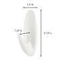 Command Medium Decorative Hooks, 3 lb., White, 6/Pack (17081-6ES)~#|#~46FAC4ED-638C-420A-941A079BD0E3F6A1_sc7