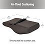 Mind Reader Memory Foam Ergonomic Lower Back Cushion Office Chair Support, Gray (VERTBACK-GRY)~#|#~46FFF65C-984B-4A50-8CD0F9C6028EA0DB_sc7