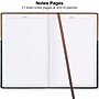 2025-2026 Global Printed Products 5" x 8" Weekly & Monthly Planner, Faux Leather Cover, Black/Brown (RET26-PKT58-BN)~#|#~4700E58E-B125-4ECA-AAFAD03C50C6D86B_sc7