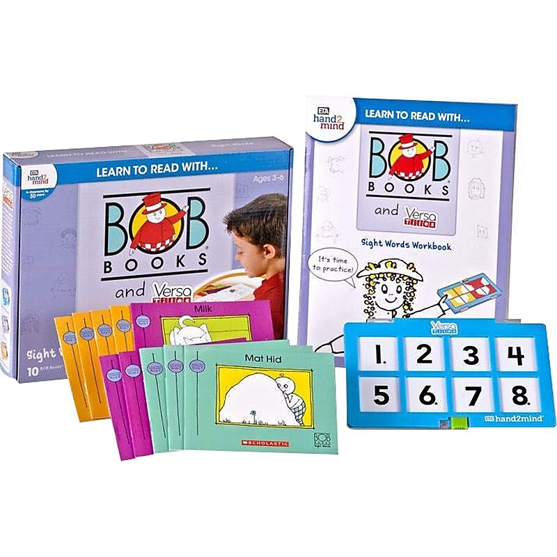 hand2mind Learn to Read With… Bob Books and VersaTiles Sight Words Workbook and Reader Set (90811) image 1