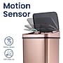 Nine Stars Stainless Steel Motion Sensor Trash Can, 13.2 Gallon, Gold (DZT-50-28GD)~#|#~47074ACB-AE95-46C1-B95A287782FA077C_sc7