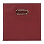 Household Essentials Storage Cubes 23.05 Quart Storage Container, Cardboard, Burgundy, 6/Pack (HE1247)~#|#~47084A27-38B1-4A8C-B75B4E510A9DC0D4_sc7
