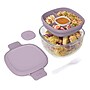 bentgo All-in-One Salad Container, 5-Compartment, Lavender, 61 oz. (BGLASSAL-L)~#|#~470F9B1E-D8D3-4894-A15644B7F0B6FF88_sc7