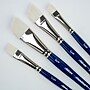 Silver Brush Bristlon Short Handle Angles Brushes, 4/Pack (SLVBR1957)~#|#~4712F170-421D-4A5A-B8237E456E85B775_sc7