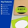 Avery Printable Oval Multipurpose Labels, 4" x 6", Bright Green, 160/Box (94057)~#|#~4713C041-9C56-4607-97D0796ECC1A9508_sc7