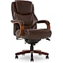 La-Z-Boy Delano Ergonomic Leather Executive Big & Tall Chair, 400 lb. Capacity, Brown (45833OSS)~#|#~47156F5D-8E44-4EA0-9DCF7DA4CC33C856_sc7