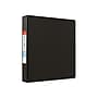 Staples Heavy Duty 1 1/2" 3-Ring Non-View Binder, D-Ring, Black (ST56238-CC)~#|#~4717756C-1FAD-48C7-8BACEF0772985079_sc7