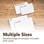 Strathmore 400 Series Bristol Cards & Envelopes, 4.875" x 3.5", White, 6/Pack, 3 Packs/Bundle (STTP10526-3)~#|#~471D755B-2286-4F4F-B6D2AC452F54BB7D_sc7