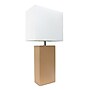 Elegant Designs Leather 21" LED Table Lamp, Beige (LT1025-BGE)~#|#~4723FFCA-7F27-40C0-AB35BD00F8C2A1DE_sc7