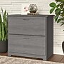 Bush Furniture Cabot 2-Drawer Lateral File Cabinet, Letter/Legal Size, 30" H x 31" W x 20" D, Modern Gray (WC31380)~#|#~47289EF8-279C-40CE-8A16D0EBF8476F3A_sc7