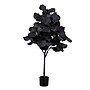 Nearly Natural Artificial Halloween Black Fiddle Leaf Tree, 4' (T5146)~#|#~472D1083-5DDE-4E70-824A6C20FB3F8368_sc7