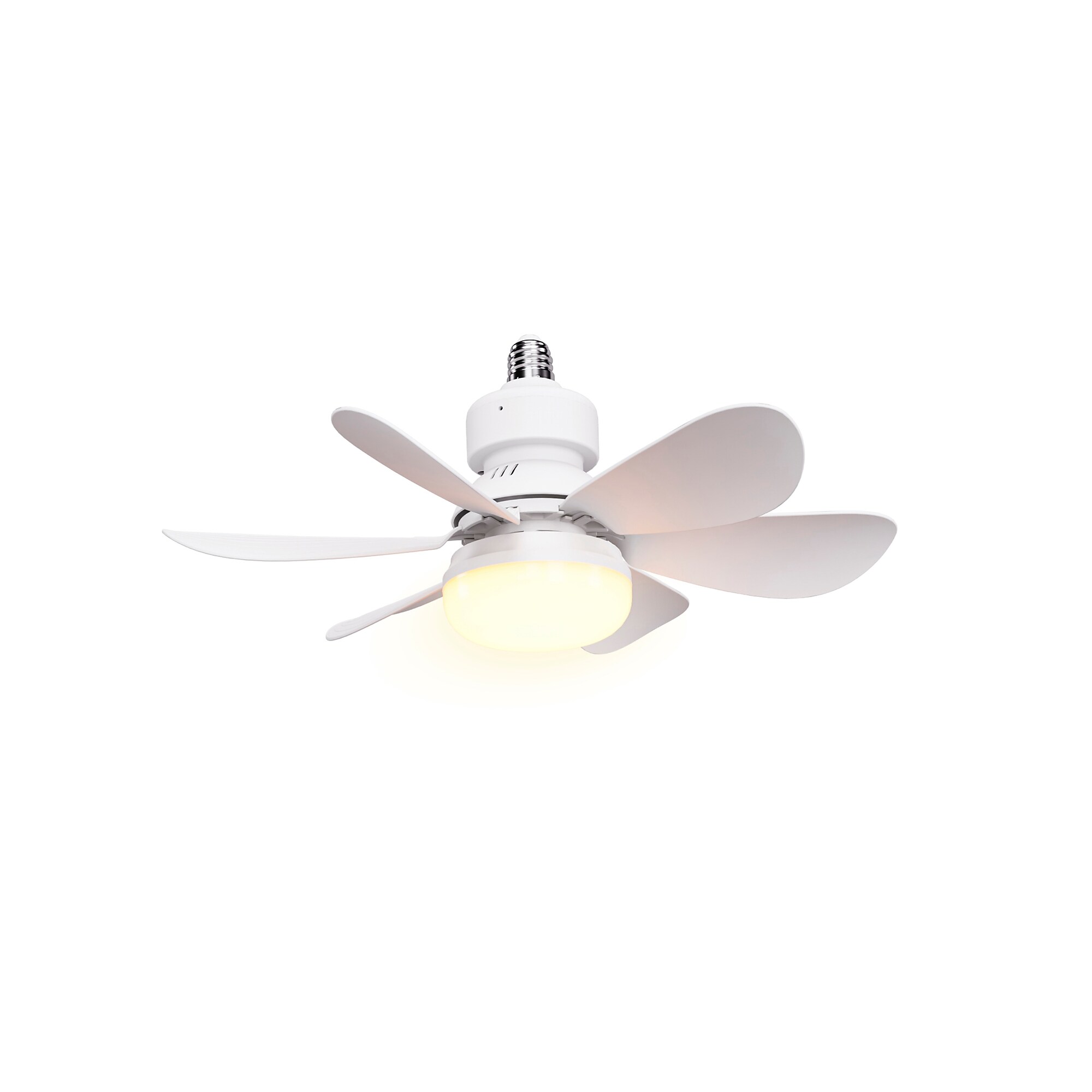 Airbro 21″ Socket Fan with Integrated Light, 3-Speed, White (FLA-21) Sansujyuku sansujyuku.com