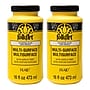 FolkArt Acrylic Paint Multi-Surface Satin, 16oz., Daffodil Yellow, 2/Pack (FLK6376-2)~#|#~47319C48-B4B5-4DF0-9B22005F6057A7A7_sc7