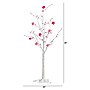 Nearly Natural 4-ft Pre-Lit Artificial Valentine's Day Twig Tree with 48 Heart Shaped LED Lights and Red Berries (T5448)~#|#~4731E66E-2925-450B-BBD43197EEAE76DD_sc7