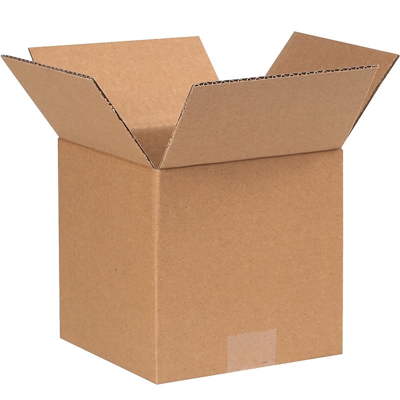 7" x 7" x 7" Shipping Boxes, 32 ECT, 25/Bundle (777) image 1