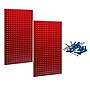 Triton Products LocBoard 24" x 42" x 9/16" Steel Square Hole Pegboards, 2/Set (LB2-R)~#|#~47366DA9-2CBA-4BA5-B0644A94C858663A_sc7