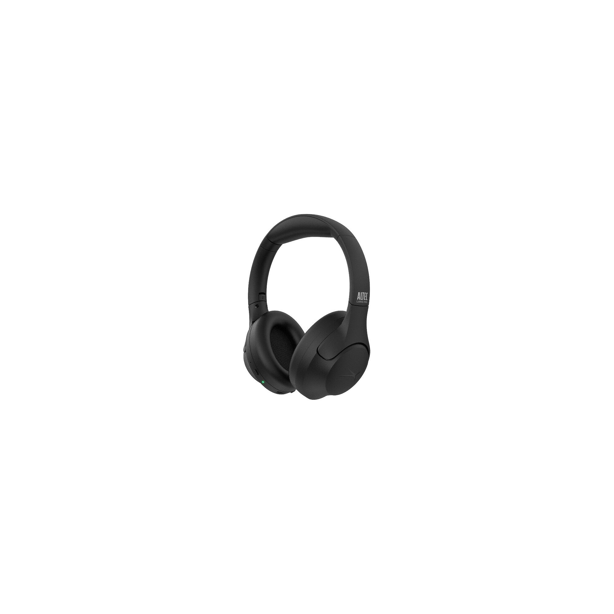 Altec Lansing Wireless Active Noise Canceling On-Ear Headphones, Bluetooth, Black (MZX772-BLK-STK-6) Simolary simolary.com