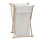 Household Essentials  X-Frame 1-Section Collapsible Hamper with Lid, Cotton, Natural (6789-1)~#|#~47396C89-189B-4412-92BA16E7A84F5164_sc7