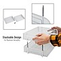 Mind Reader Metal Side Loading Stackable Letter Tray, White (ESTACK2-WHT)~#|#~473F5DB5-C204-48B1-9F7EFAEC4C5B2307_sc7