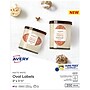 Avery Print-to-the-Edge Laser/Inkjet Oval Labels, 2" x 3-1/3", White, 200 Labels/Pack (22570)~#|#~473F9117-8186-4503-A87E5217DE2B8046_sc7