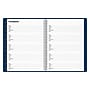 2027 Staples 8" x 11" Weekly & Monthly Appointment Book, Faux Leather Cover, Navy (ST58470-27)~#|#~4742DA5C-8652-46BF-888E4885F1E207CA_sc7