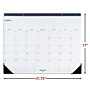 2026 Staples 21.75" x 17" Monthly Desk Pad Calendar, Navy (ST59700-26)~#|#~4743FC2C-8752-4BEA-8B03782B07703895_sc7