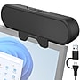 Delton P150 Clip-On 10-Watt Computer Speaker, USB-A, Black (DSP150C-U)~#|#~47469A7E-46F9-4521-AE8676AF0C1AECFC_sc7
