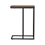 Household Essentials Jamestown 10.25"W x 17.75"D Laminate End Table, Mid-Century Walnut/Black (8124-1)~#|#~474EBC43-BEBF-4216-8EB8F73DC3EDB79C_sc7