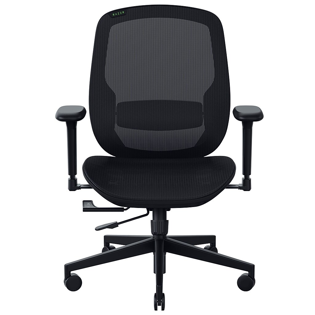 Razer Fujin mesh nylon ergonomic lounger gaming chair front view