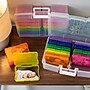 Iris Hinged Closure Plastic Storage Bin with 12 Multi-colored Photo Cases, 2/Pack (500055)~#|#~475E1506-C1DF-4715-9CD93DB3191691AD_sc7