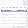 2025-2026 AT-A-GLANCE 11" x 8" Academic Monthly Desk or Wall Calendar, Purple/Red (SK16-16-26)~#|#~475E3523-2D4F-4806-8B5678986062247D_sc7