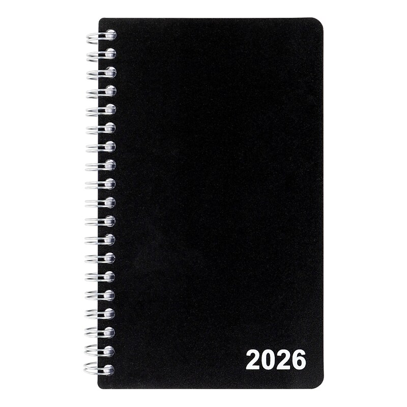 2026 Staples 3" x 6" Weekly & Monthly Planner, Assorted Colors (ST17388-26) image 1