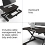 Union & Scale™ FlexFit™ 27" Manual Adjustable Desk Converter, Black (UN44901-CC)~#|#~4763FF71-6727-44F8-8FFCDBC429D93275_sc7